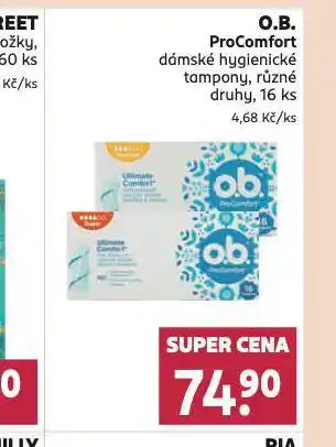 Rossmann O.b. procomfort tampony nabídka