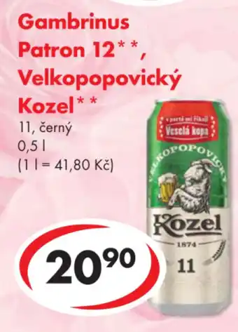 CBA Gambrinus Patron 12 Velkopopovický Kozel nabídka