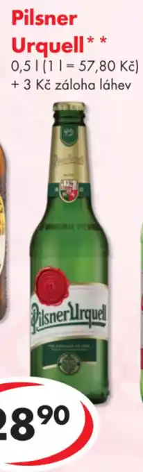 CBA Pilsner Urquell nabídka