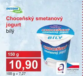 PLUS JIP Choceňský smetanový jogurt nabídka