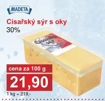 PLUS JIP MADETA Císařský sýr s oky 30% nabídka