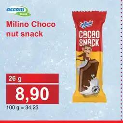 PLUS JIP Milino Choco nut snack nabídka