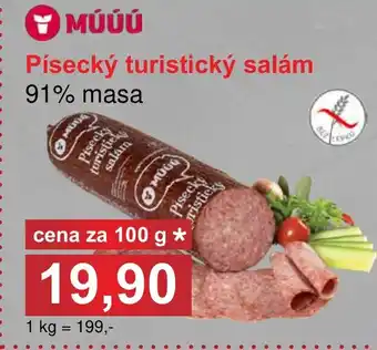 PLUS JIP Písecký turistický salám nabídka