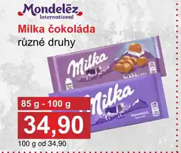 PLUS JIP Milka čokoláda nabídka