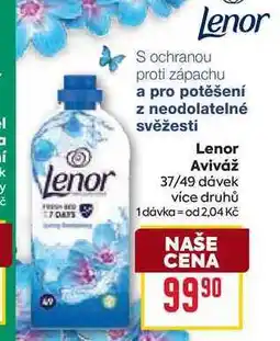 Billa Lenor aviváž 37/49 dávek nabídka