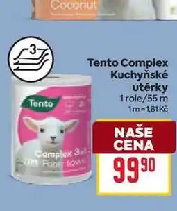 Billa Tento Complex Kuchyňské utěrky 1 role/55 m nabídka