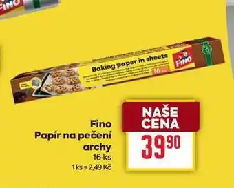 Billa Fino Papír na pečení archy 16 ks nabídka