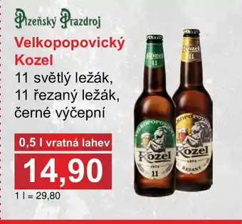 PLUS JIP Velkopopovický Kozel nabídka