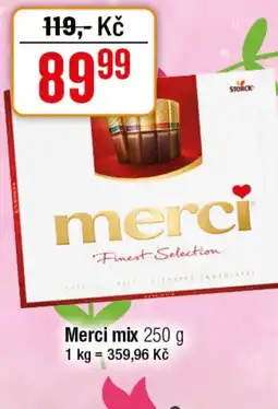 TEMPO Merci mix nabídka