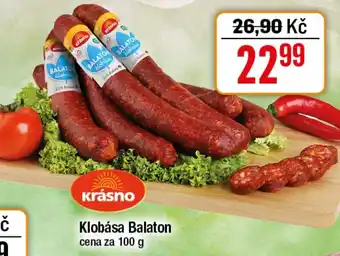 TEMPO Klobása Balaton nabídka