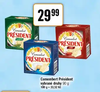 TEMPO Camembert Président nabídka