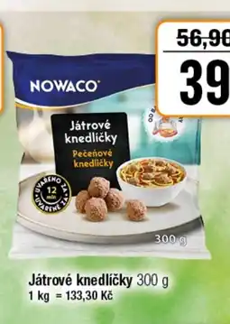 TEMPO NOWACO Játrové knedlíčky nabídka