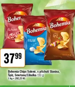 TEMPO Bohemia Chips Solené, s příchutí Slanina, Špíz, Smetana/Cibulka nabídka