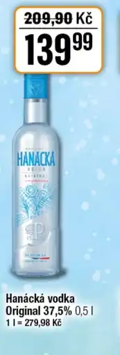 TEMPO Hanácká vodka Original 37,5% nabídka