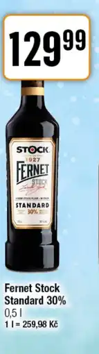 TEMPO Fernet Stock Standard 30% nabídka