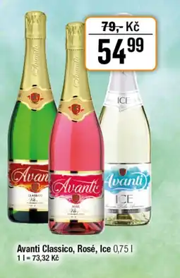 TEMPO Avanti Classico, Rosé, Ice nabídka