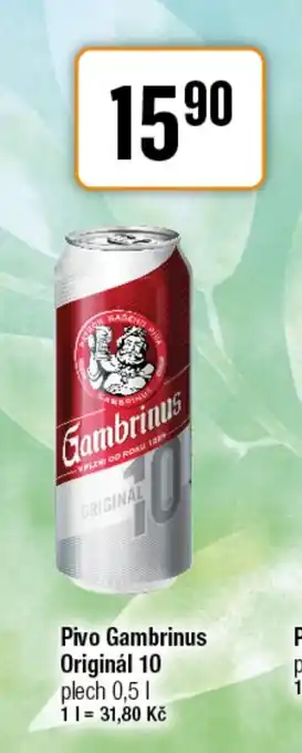 TEMPO Pivo Gambrinus Originál 10 nabídka