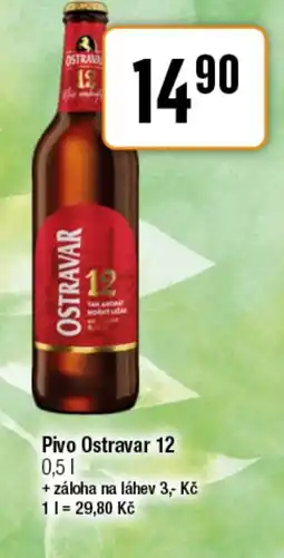 TEMPO Pivo Ostravar 12 nabídka