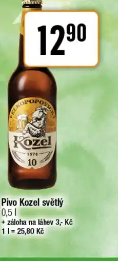 TEMPO Pivo Kozel světlý nabídka