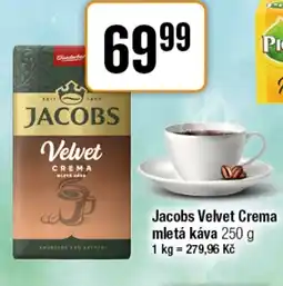 TEMPO JACOBS Velvet Crema mletá káva nabídka