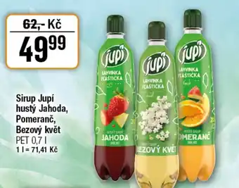 TEMPO Sirup Jupí hustý Jahoda, Pomeranč, Bezový květ nabídka