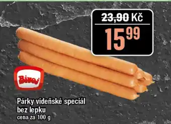 TEMPO Párky vídeňské speciál bez lepku nabídka