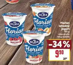 Billa Florian jogurt nabídka