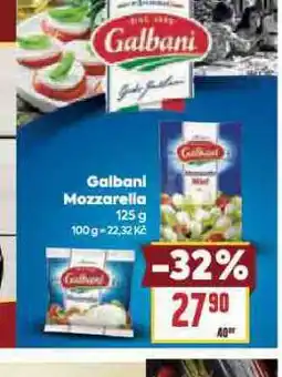 Billa Galbani mozzarella nabídka