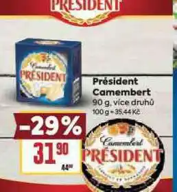 Billa Président camembert nabídka