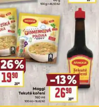 Billa Maggi tekuté koření nabídka