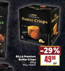 Billa Butter crisps nabídka