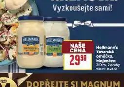 Billa Hellmann's majonéza nabídka