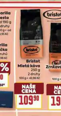 Billa Káva bristot nabídka