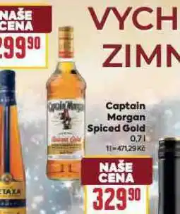 Billa Captain morgan spiced gold nabídka