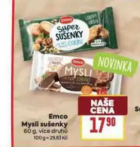 Billa Emco mysli sušenky nabídka