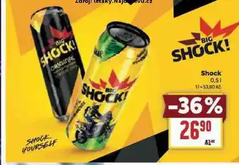 Billa Big shock! energetický nápoj nabídka