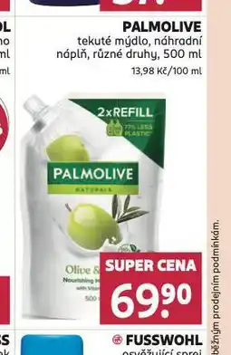 Rossmann Palmolive tekuté mýdlo náhradní náplň nabídka