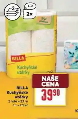 Billa Kuchyňské utěrky nabídka