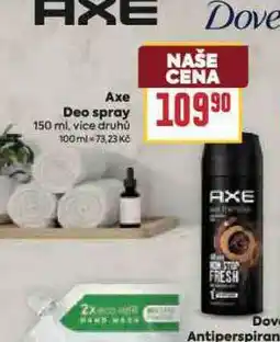 Billa Axe deospray nabídka