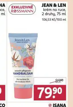 Rossmann Jean&len krém na ruce nabídka