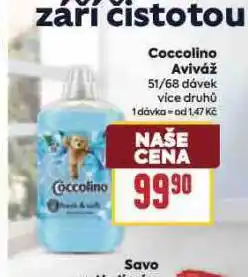 Billa Coccolino aviváž nabídka