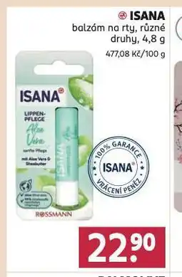 Rossmann Isana balzám na rty nabídka