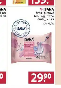 Rossmann Isana čistící pleťové ubrousky nabídka