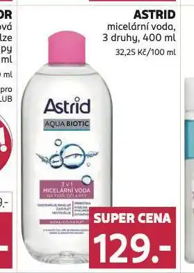 Rossmann Astrid miclární voda nabídka