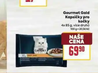 Billa Gourmet gold konzervy pro kočky nabídka