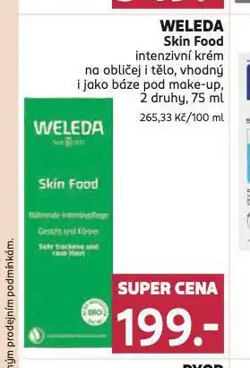 Rossmann Weleda skin food krém nabídka