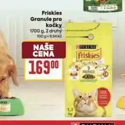 Billa Friskies granule pro kočky nabídka