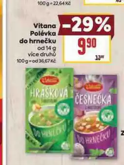 Billa Vitana polévka do hrnečku nabídka