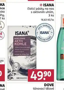 Rossmann Isana čistící pásky na nos nabídka