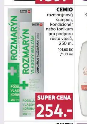 Rossmann Cemio rozmarýnový šampon, kondicioner nabídka